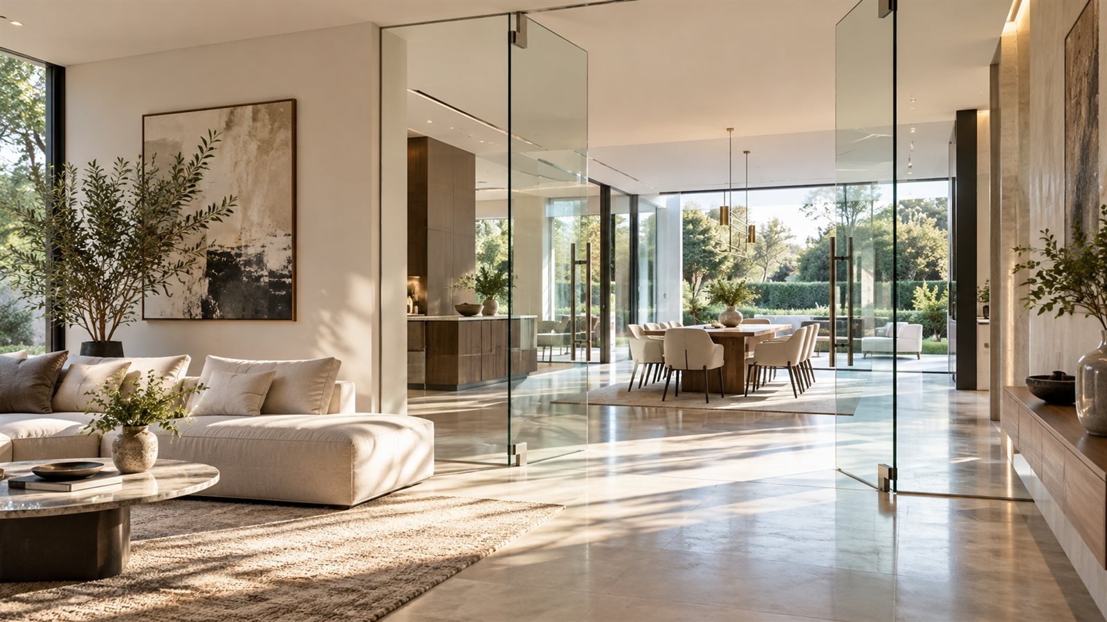 Why Frameless Glass Doors Are Perfect for Modern Interiors